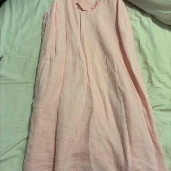 Tommy Bahama Pink linen Sleeveless Dress - Picture 3 of 3